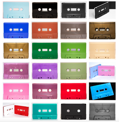 50 Blank Custom Length Cassette Tapes - Music Grade Ferric